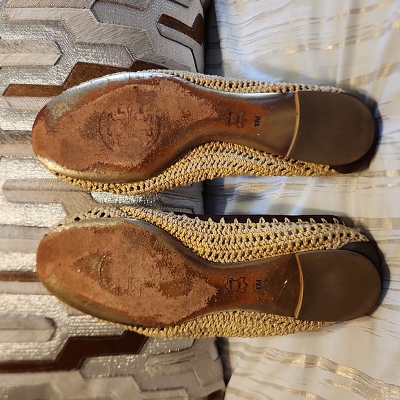 Crochet Tory Burch Reva flats 10M - Picture 6 of 6
